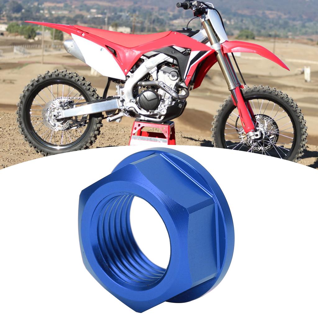 Motorcycle Front Wheel Axle Screw Nut M16x1.5 Replacement for CRF250RCelsiusCRF450RCelsiusCRF250