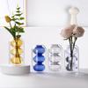Modern Simple Creative Colored Glass Vase Flower Arrangement Home Decoration Accessories Home Decoration Birthday Gift Pots