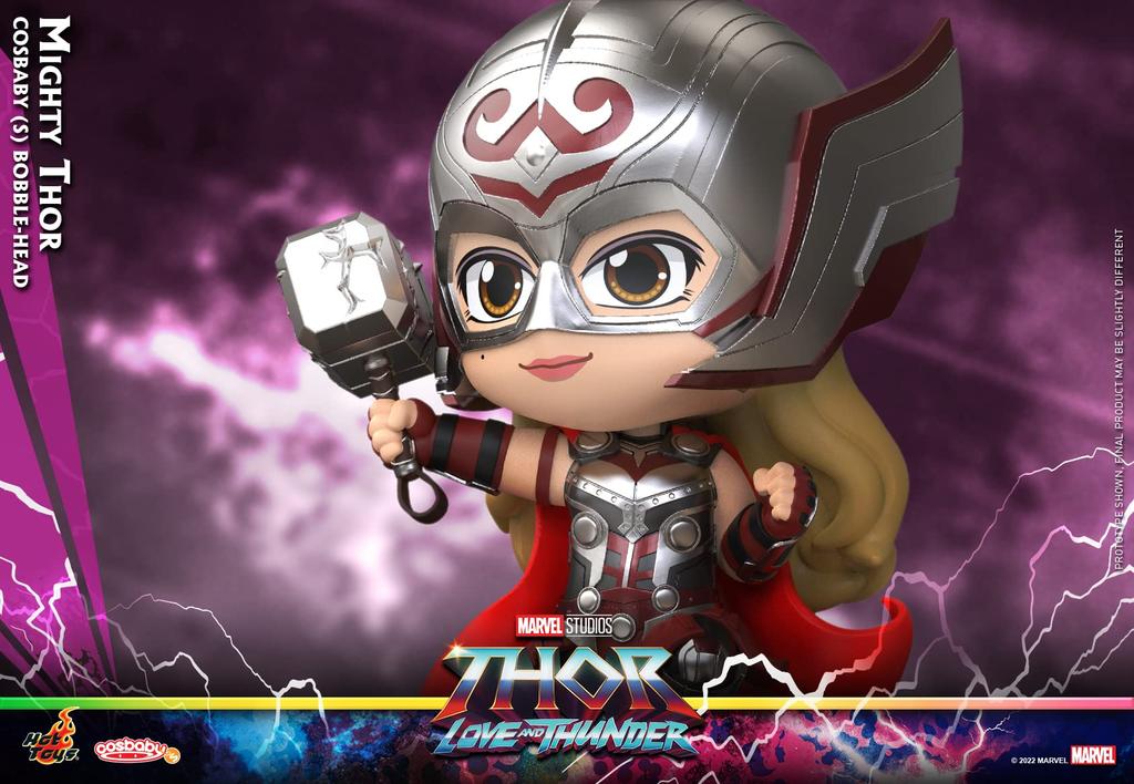 Cosbaby Thor: Love & Thunder Mighty Thor Size S Non-Scale Silver Figure Approximately 11cm Tall COSB953