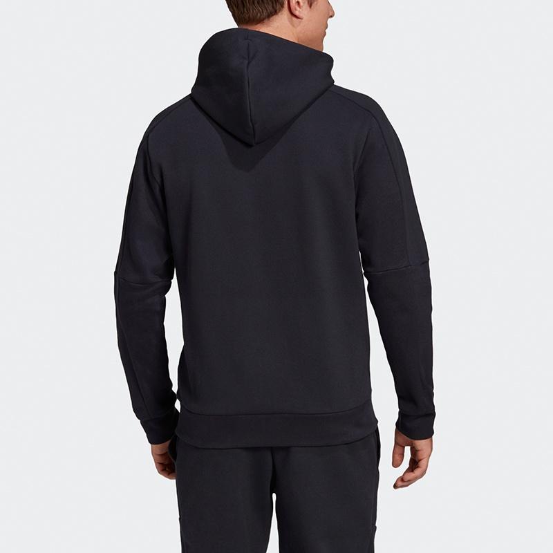 adidas Mhs Fz Sta Sports Hooded Knitted Jacket 'Black' Men's FR7158