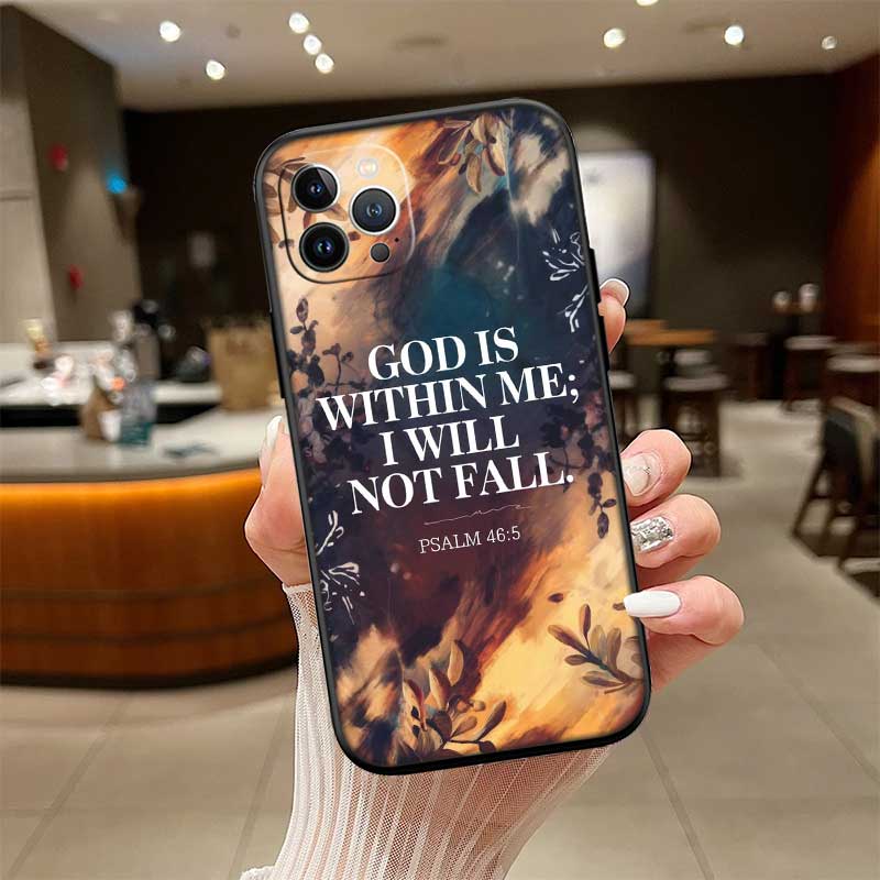 UP14 Bible verse Jesus Cross New High-End Shell Phone Case for OPPO A3 Pro A72 A74 A76 A77 A77S A78 A79 A94 A95 A18 A40M A58