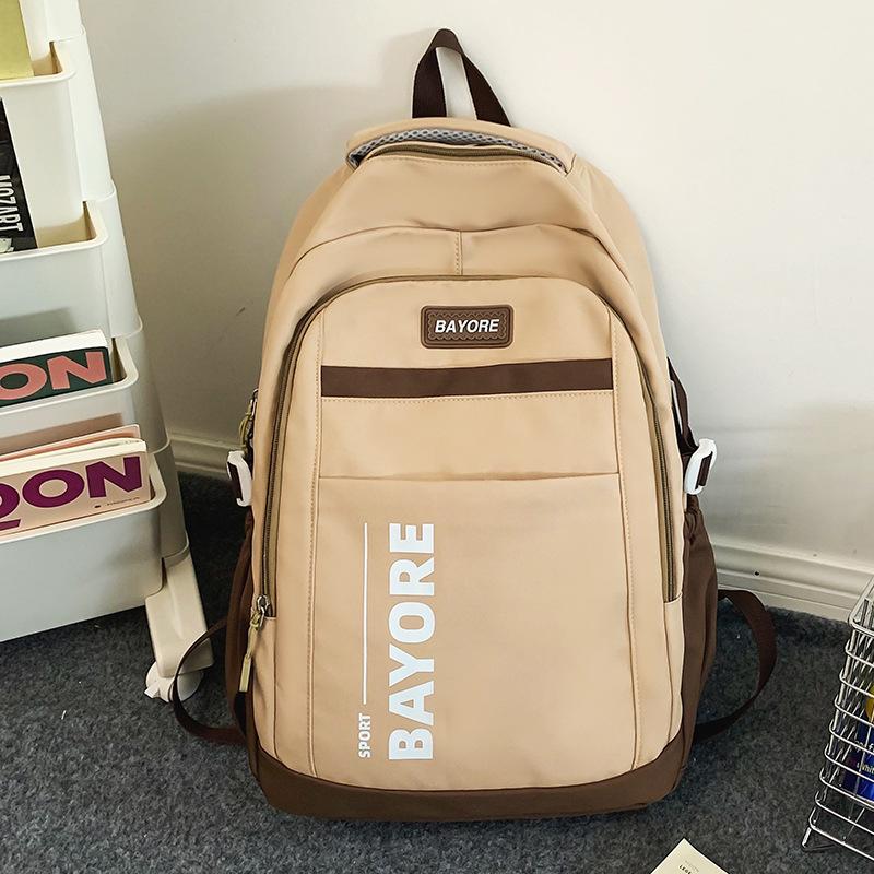 School Bag Children Elementary School Girls Junior High School High School Students College Students Alphabet Backpack