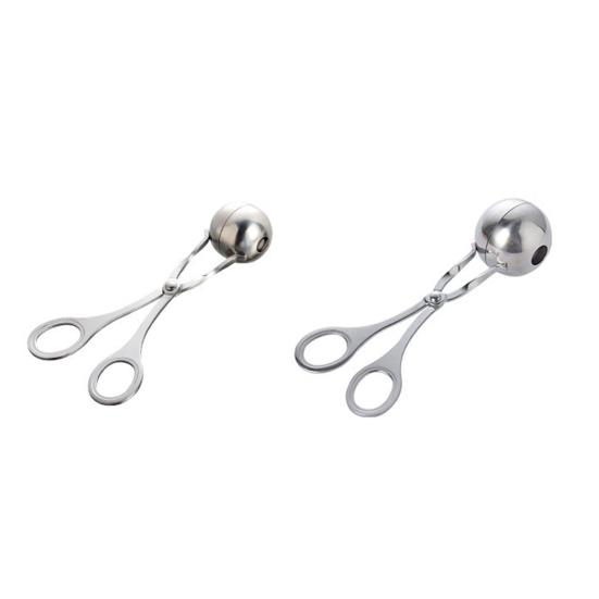 Stainless Steel Meatball Maker Fish Ball Rice Making Mold for Round