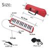 IRIN Piano Mélodica Portable 32 Touches Set avec Sac de Transport Clavier Joueur Mélodique Professionnel Durable Instruments de Musique