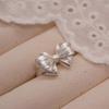 Elegant 3D Finger Rings Opal Stone Adjustable Open Index Ring Bowknot Ring Women