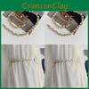 Fashionable White Pearl Waist Chain For Women Perfect For Dress Decoration And Style