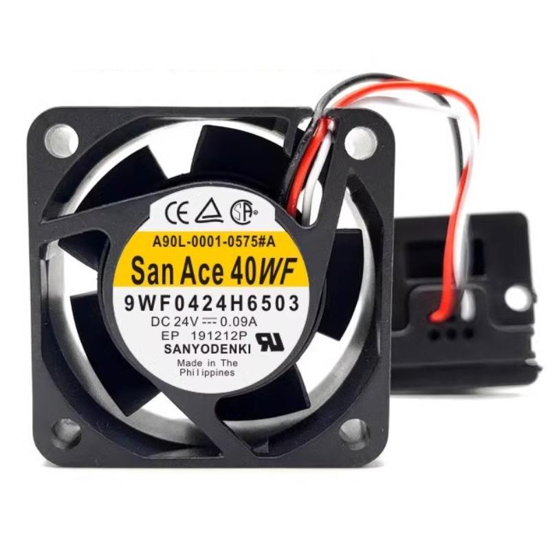 New CPU Fan for SANYO 9WF0424H6503 A90L-0001-0575 # A 4020 DC24V 0.09A 4CM Fanuc Cooling Fan