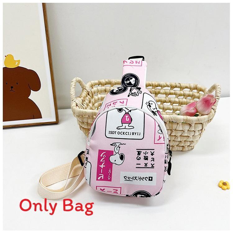 Animal Cartoon Print Shoulder Bag With Waterproof Material Children For