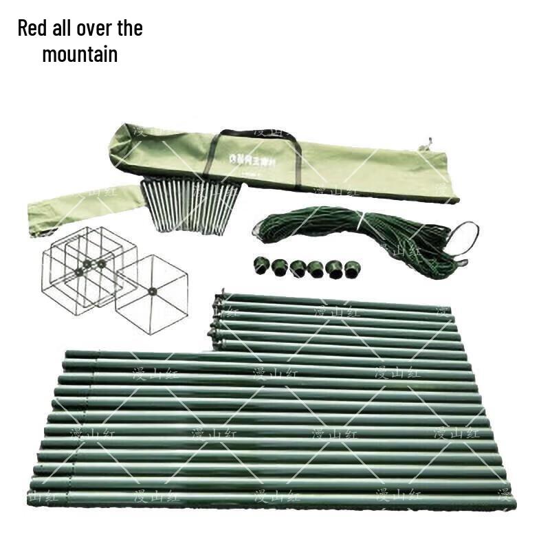 Aluminum Camouflage Net Support Pole System (6-Piece Set)