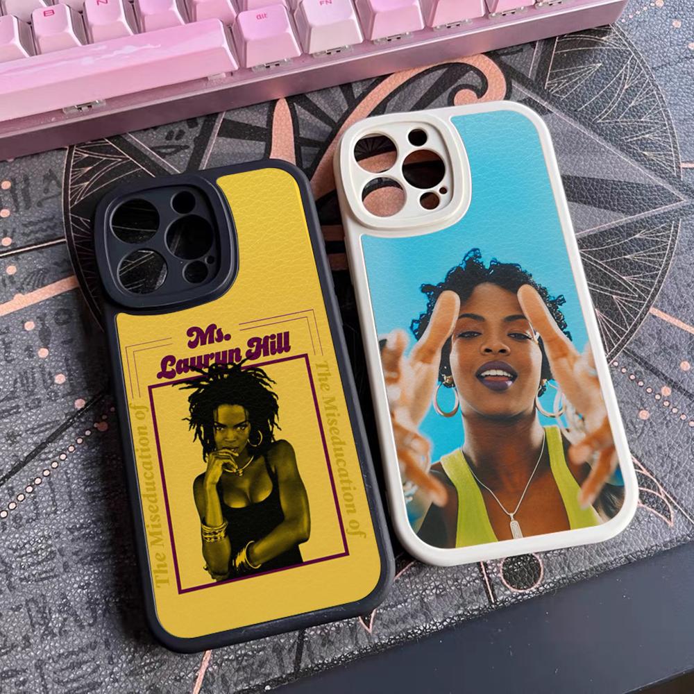 Rapper Lauryn Hill Phone Case For Iphone 15 14 12 13 Pro Max 11 Mini X Xr Xs 7 8 Puls Lambskin Silicone Cover