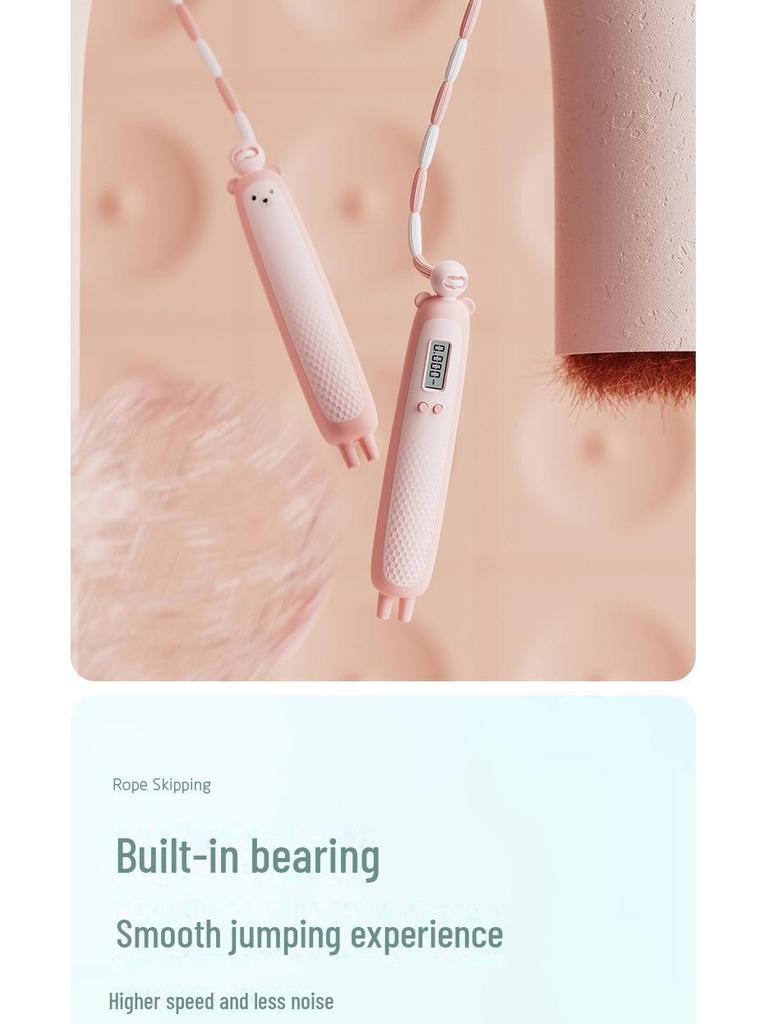 Nastavitelné kreslené bambusové švihadlo pro děti v mateřské a základní škole