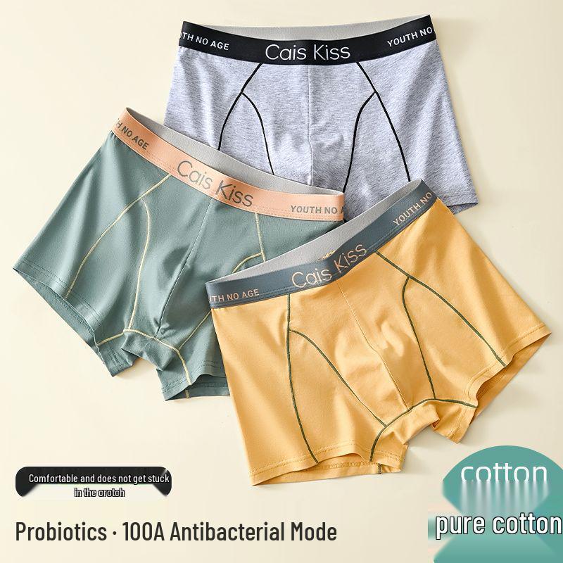 Anti-Bacterial Cotton Boxer Briefs for Boys and Men