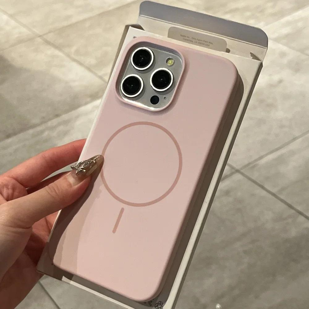 Luxury Liquid Silicone Case For iPhone 17 Pro 16 15 14 13 12 Pro Max 11 for Magsafe Magnetic Wireless Charging Shockproof Capa