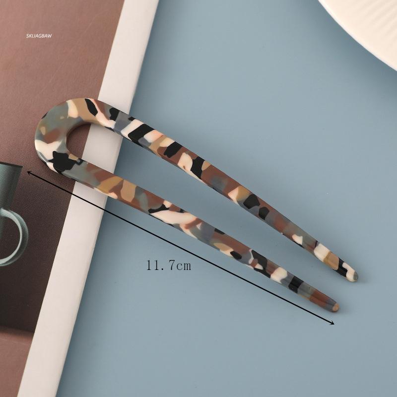 Fashion Hairpin Hair Sticks Women Hair Clip Elegant Colorful Acetate Hair Clips Girls Hair Sticks Hair Accessories Hairpin New