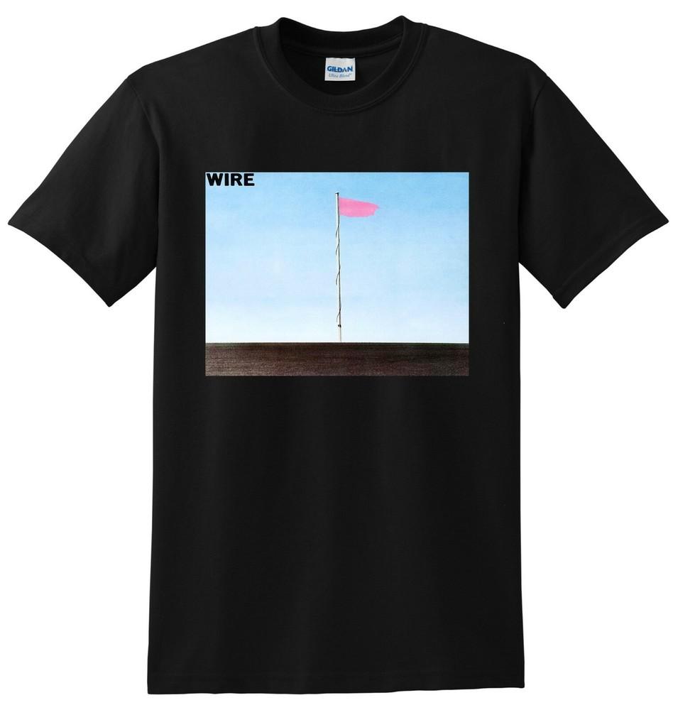 WIRE T SHIRT pink flag vinyl cd cover S-5XL Unisex T-Shirt XXXL