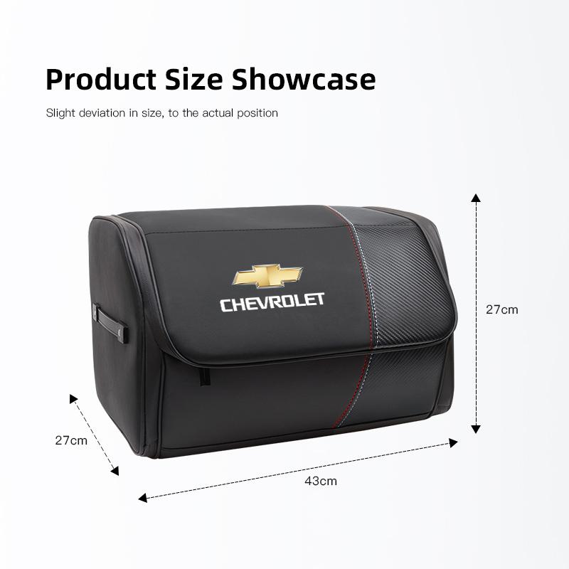 Car Trunk Storage Box Organizer Stowing Tidying Bag For Chevrolet Corvette Montana TrailBlazer Silverado Traverse Camaro Equinox