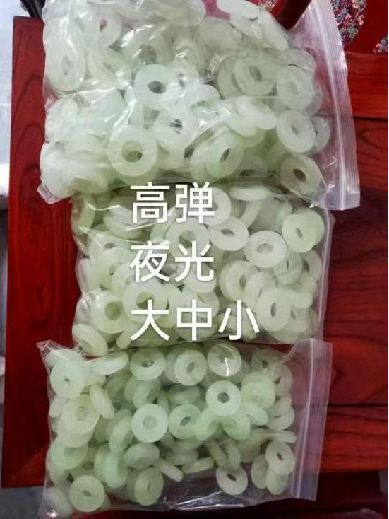

Large Elastic Silicone Fishing Rod O-Ring - Luminous Finger Ring Fishing Accessory Small Luminous Silicone Rod Stopper