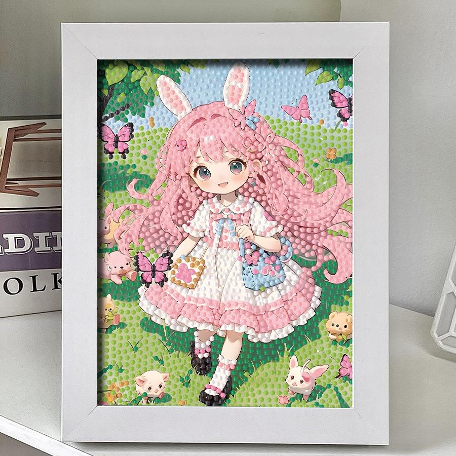 Diy Diamond Sticker Cartoon Princess Cute Girl Girl Wind Give Friends And Girlfriends Handmade Gifts