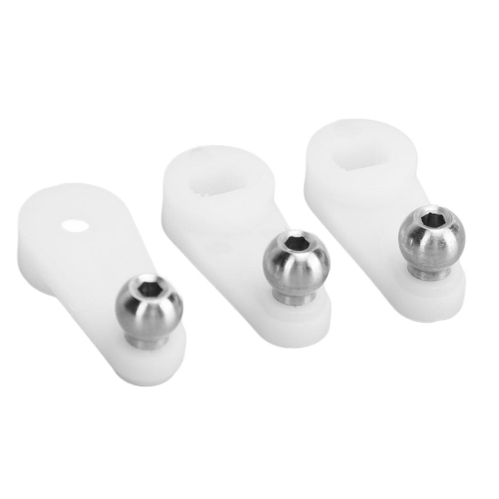 3pcs RC Servo Arm Professional Replacement Remote Helicopter Servo Arm for Flywing BELL206 UH1 RC He