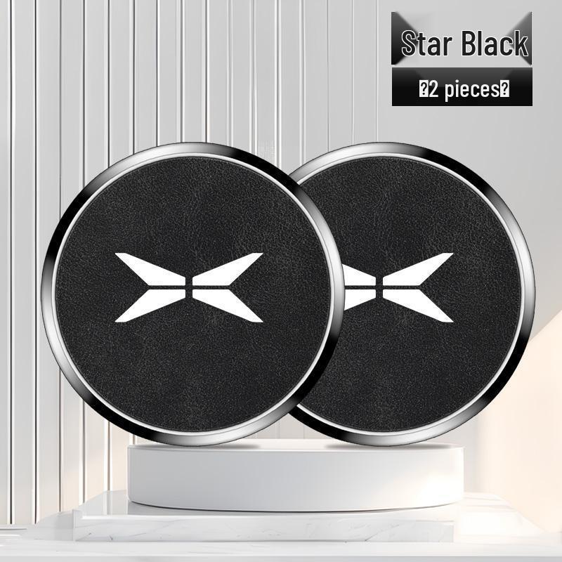 2026 XPeng M03 Car Cup Holder Coaster: MONA Alloy Door Slot Storage Mat