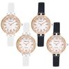 Fashion Diamond-Encrusted Ladies Watch Light Luxury Fritillary Round Dial Belt Waterproof Rose Gold Watch