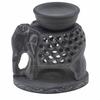 Oil Burner Soapstone Standing Elephant 10.5cm