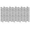 100 Set Brass Eyelet Kit 18mm Inner Diameter Metal Eyelet Grommet Kit for Tarps Fabrics Leather