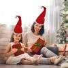 2 PEÇAS Chapéu de Natal Ativado por Movimento para Festival Acessórios de Entretenimento Musical Design de Balanço Automático para Decorações de Festa