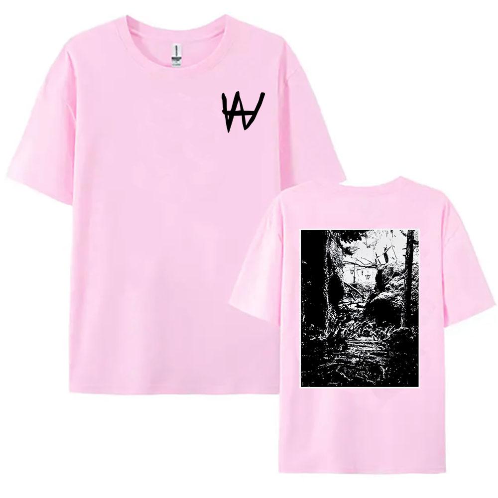 Alan Wake 2 Koszulka z nadrukiem Koszulki bawełniane z krótkim rękawem Streetwear Unisex Luźny codzienny T-shirt z okrągłym dekoltem Góra