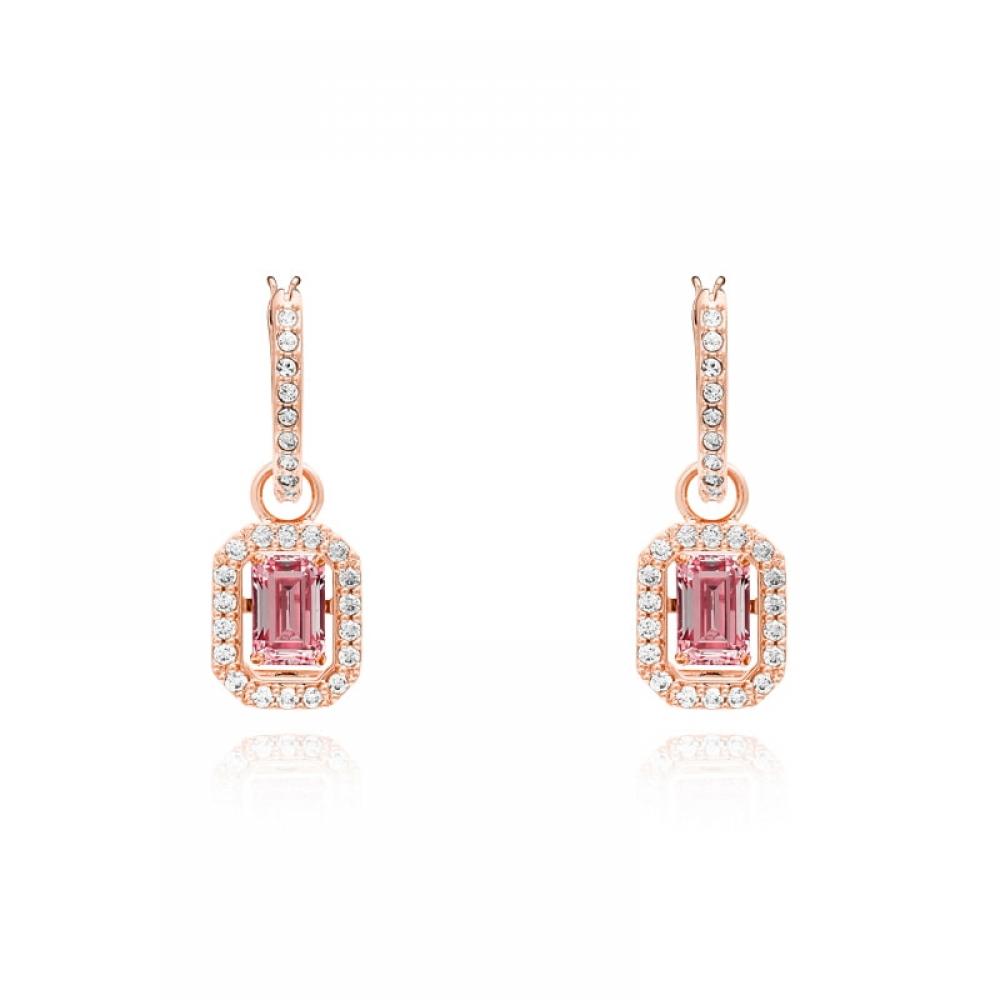 Swarovski 5649474 Una Millenia Hoop Drop Earrings