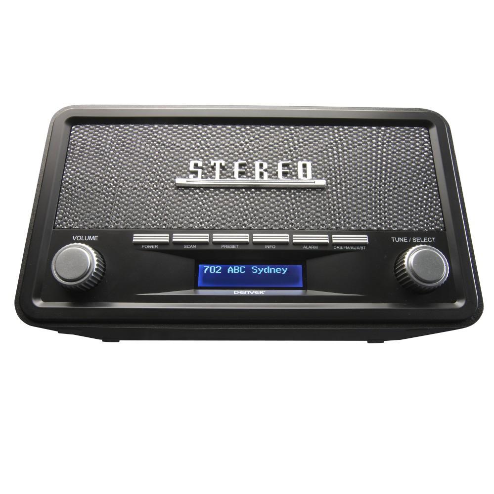 Denver Dab-18Darkgrey - Retro Radio Ciemnoszare