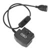 16 Pin OBD2 Male Plug USB Power Charging Cable OBD Adapter Cable 18.9in Universal Connector Charger