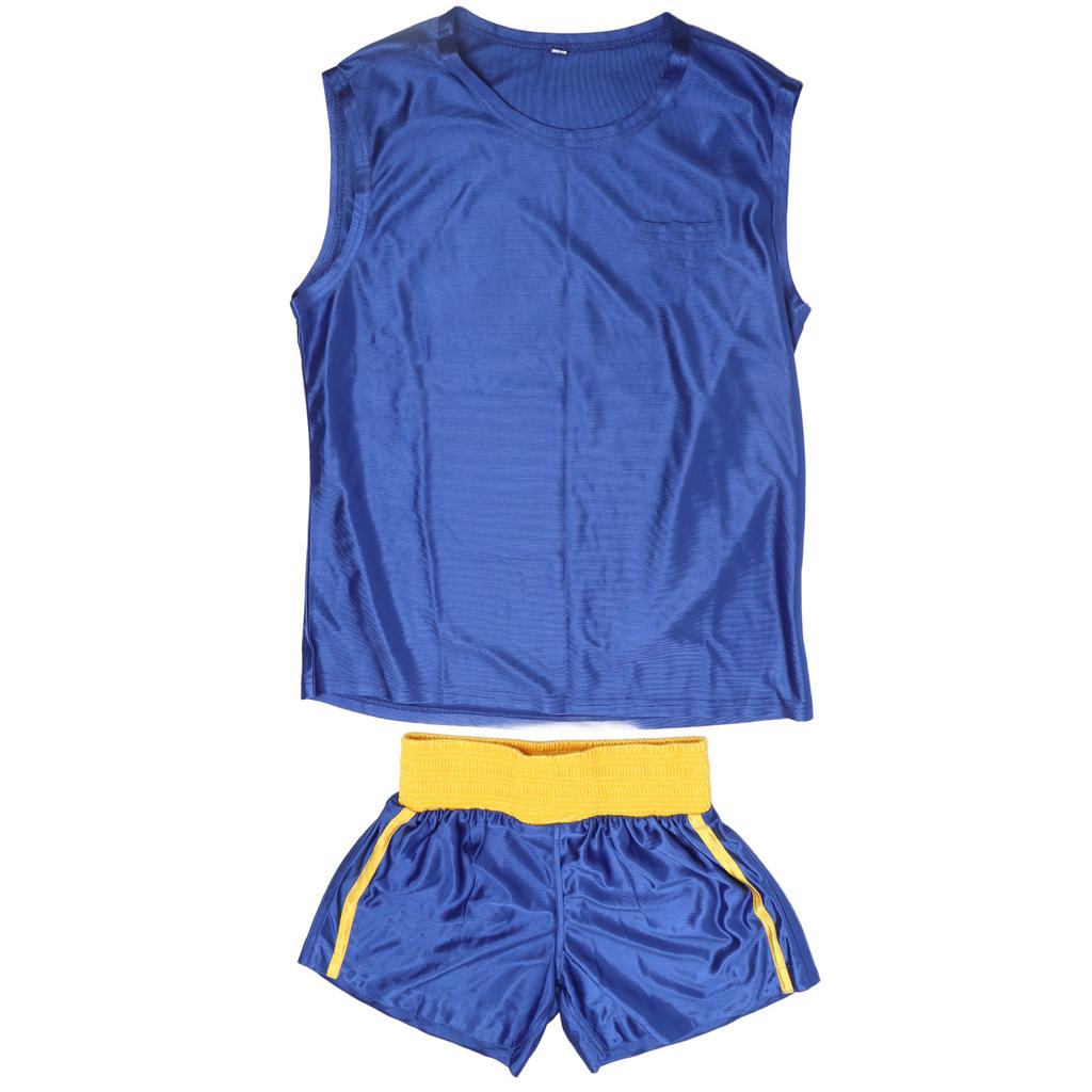 Uniforme da Boxe per Bambini Vita Elastica Sanda Mauy Thai Tuta da Allenamento Outfit per Competizione