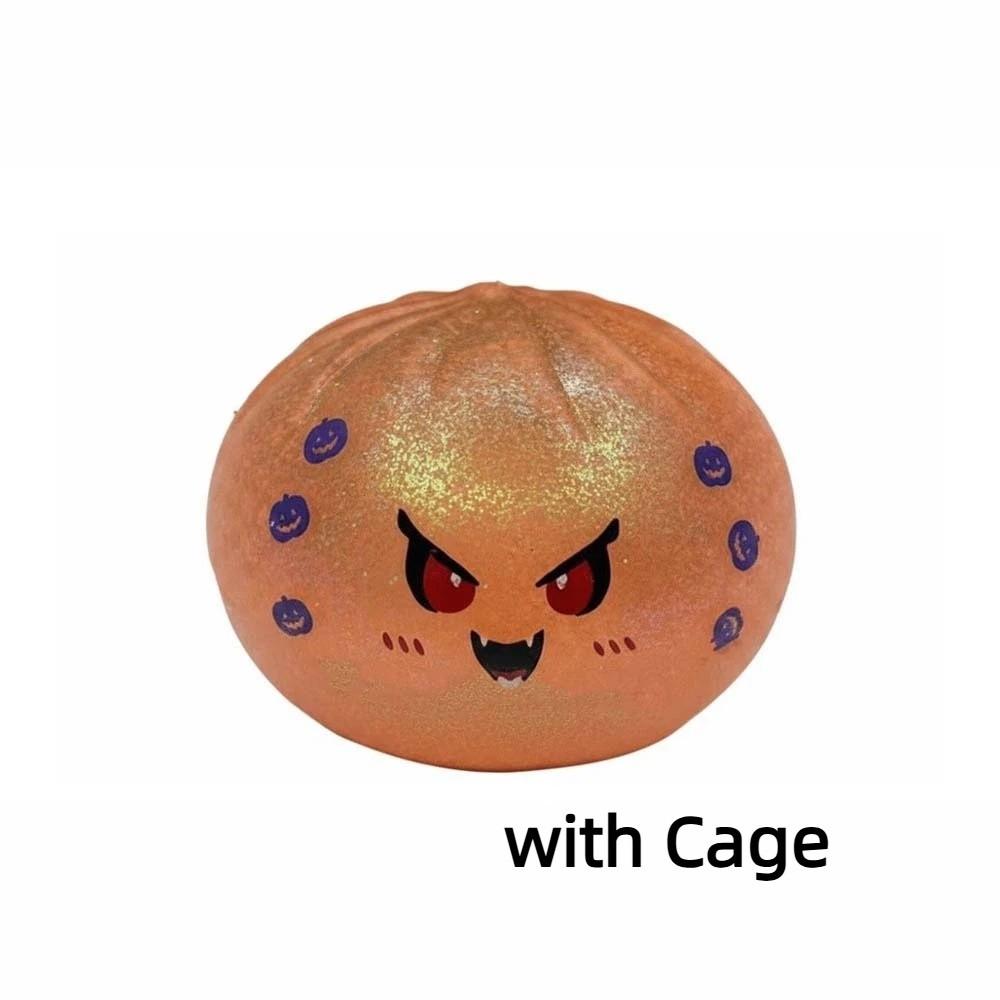 Lightweight Pumpkin Bun Squishy Baozi Spooky Soft TPR Toy Dumpling Squeeze Toy Adults