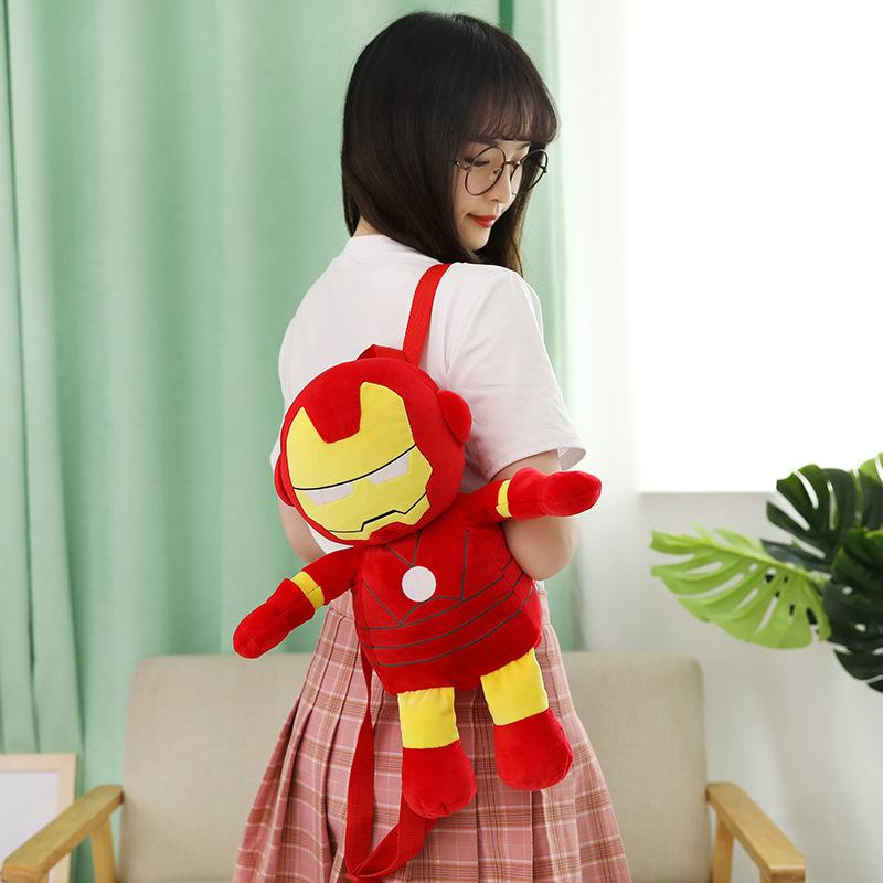 Avengers Spider-Man Plush Doll Kids' Anime Backpack