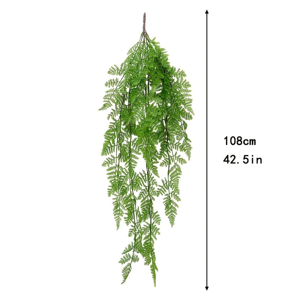 Artificial Hanging Plants 3.3ft Fake Hanging Fern Vines with 30 Leaves Wall Decor Greenery for Home Wall Outdoor Indoor Decor