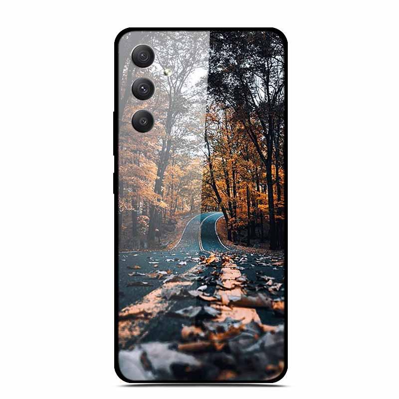 Starry Sky Tempered Glass Phone Case for Samsung A35 5G - Men's & Women's Models