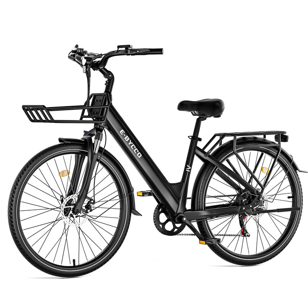 E-BYCCO V1 Electric Bicycle 36V 15.6Ah Battery, 250W Motor, 25 Km/h, 28×1.5 Inch Tires, Regulatory Compliant Commuter E-Bike