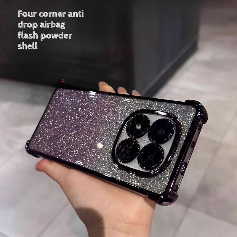 For Huawei Nova 11 10 9 8 Pro SE 7 Pro SE 6 4E Phone Case Dual Use Plating Gradient Shiny Glitter Luxury Back Cover