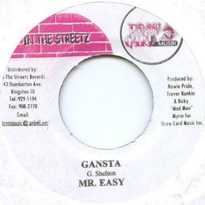 7-tums skiva MR EASY / WICKER MAN - Gangster / Rolling Stone Dragkort/I Th 2003 Jamaica Reggae, Ska & Dub