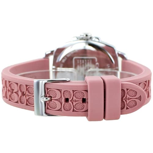 Coach Women's BOYFRIEND Watch with Silicone Strap, Pink, 14503876