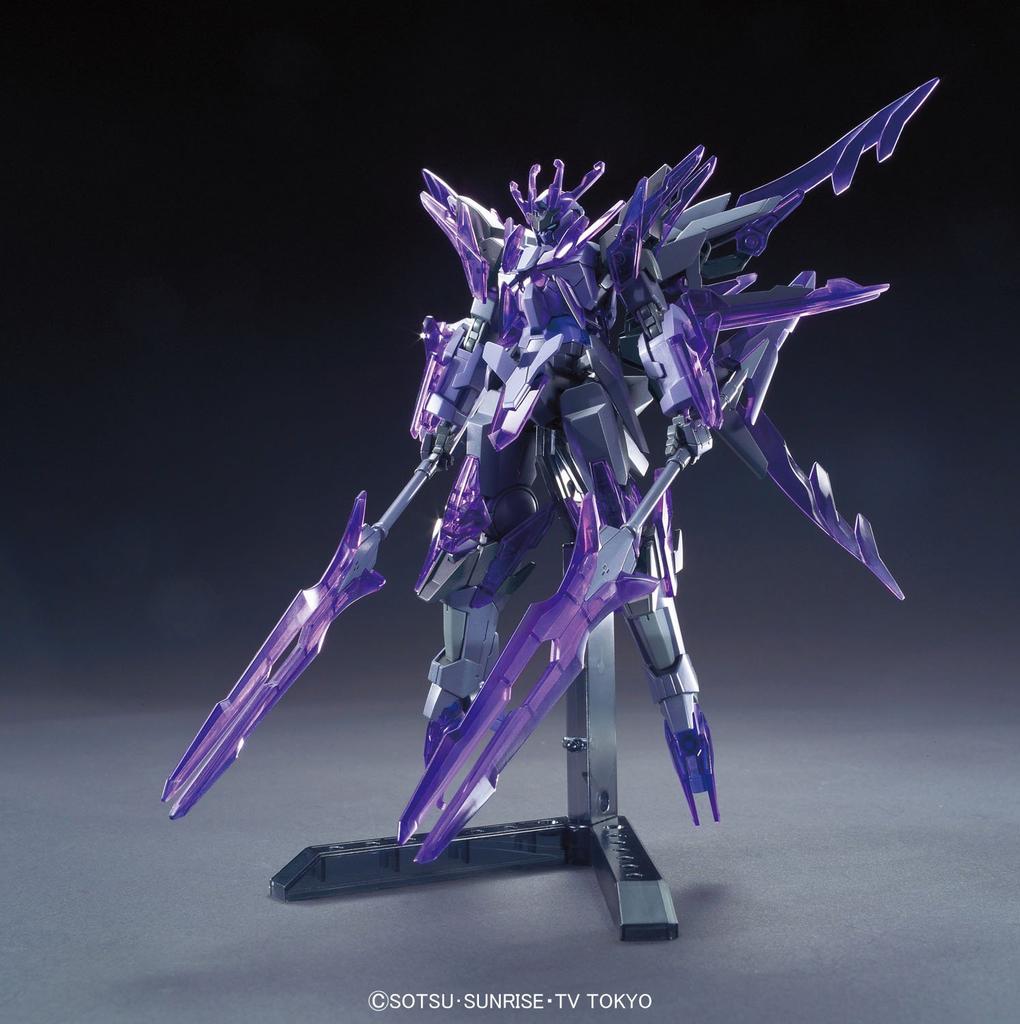 HGBF Gundam Build Fighters Try Flame Transient Gundam Glacier Scale Plastic Model 1/144 Color-coded