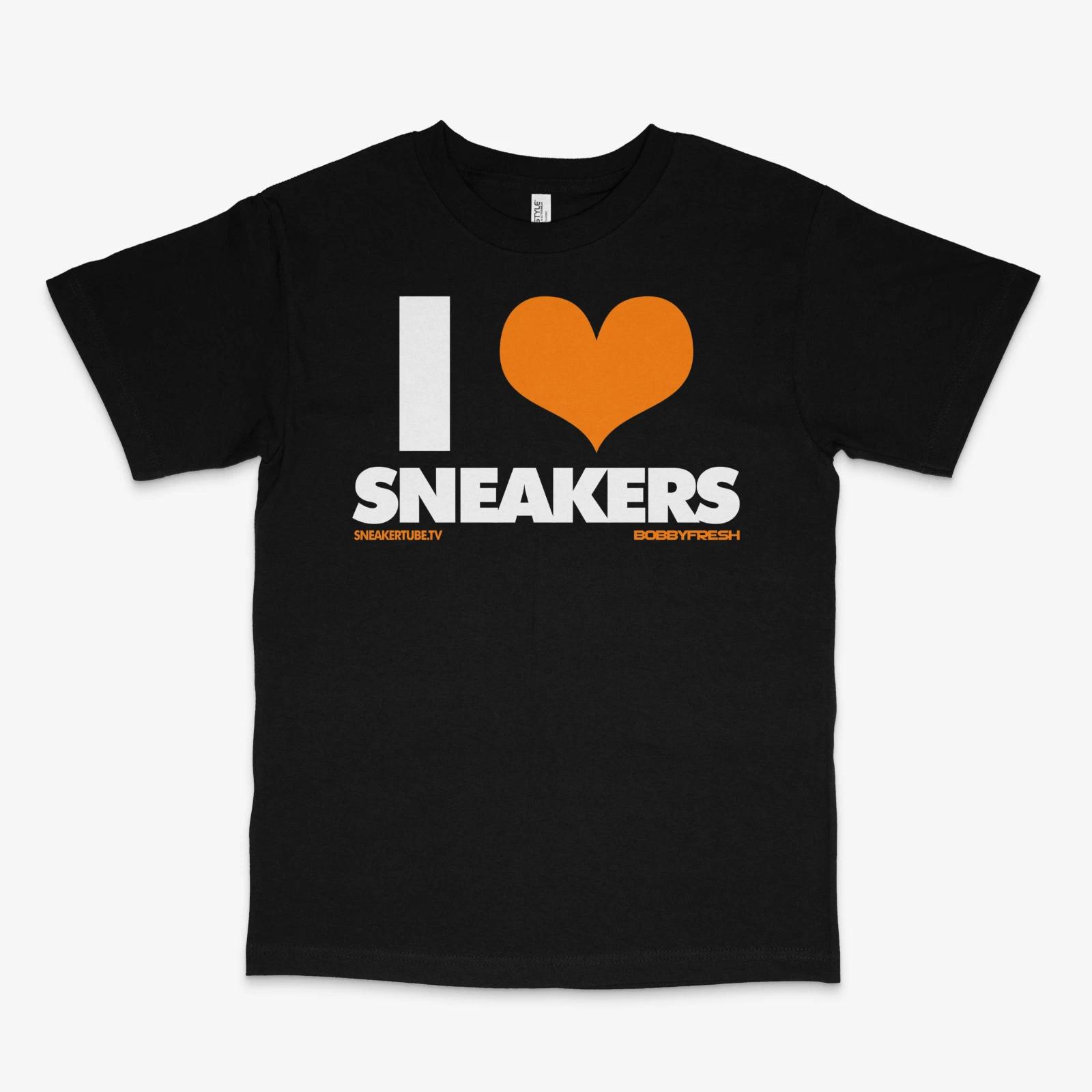 I Love Sneakers Shattered Backboard Black Tee M