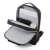 Sleek Minimalist Backpack with Front Zipper Pocket and Padded Shoulder Straps