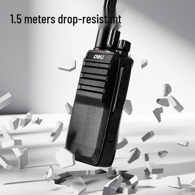 Deli DLH660 Digital Walkie-Talkie with Recording (CN Version)