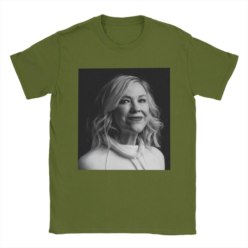 Vintage Catherine Ohara T Shirt Unisex Pure Cotton Vintage TShirts Crewneck Tees Short Sleeve Tops Plus Size