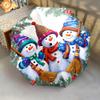 1 PC Automatic Folding Umbrella - Colorful Snowmen Pattern, Portable & Foldable Design with 8 Ribs, Christmas Birthday Gifts