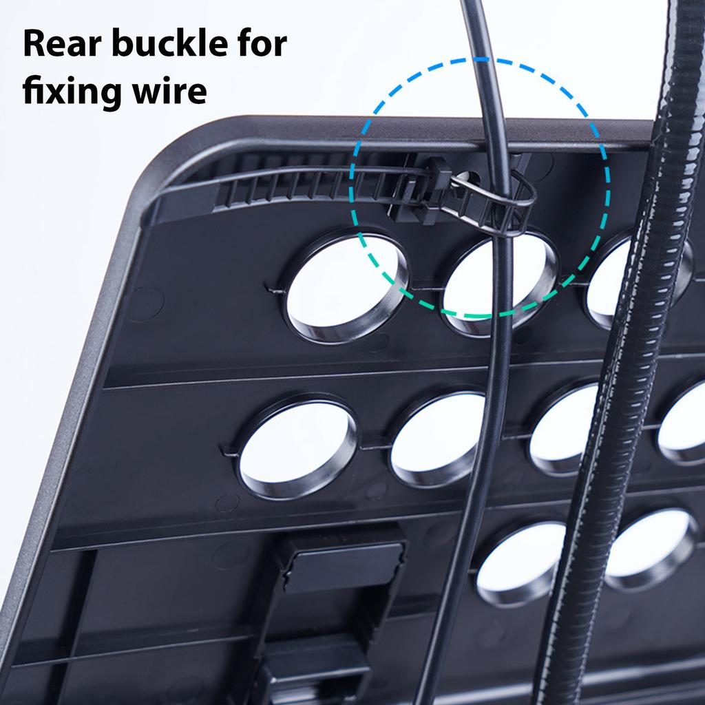 GUITTO GMS-01 Portabelt Notställ Avtagbart Multifunktionellt Livestreaming Mikrofonstativ för