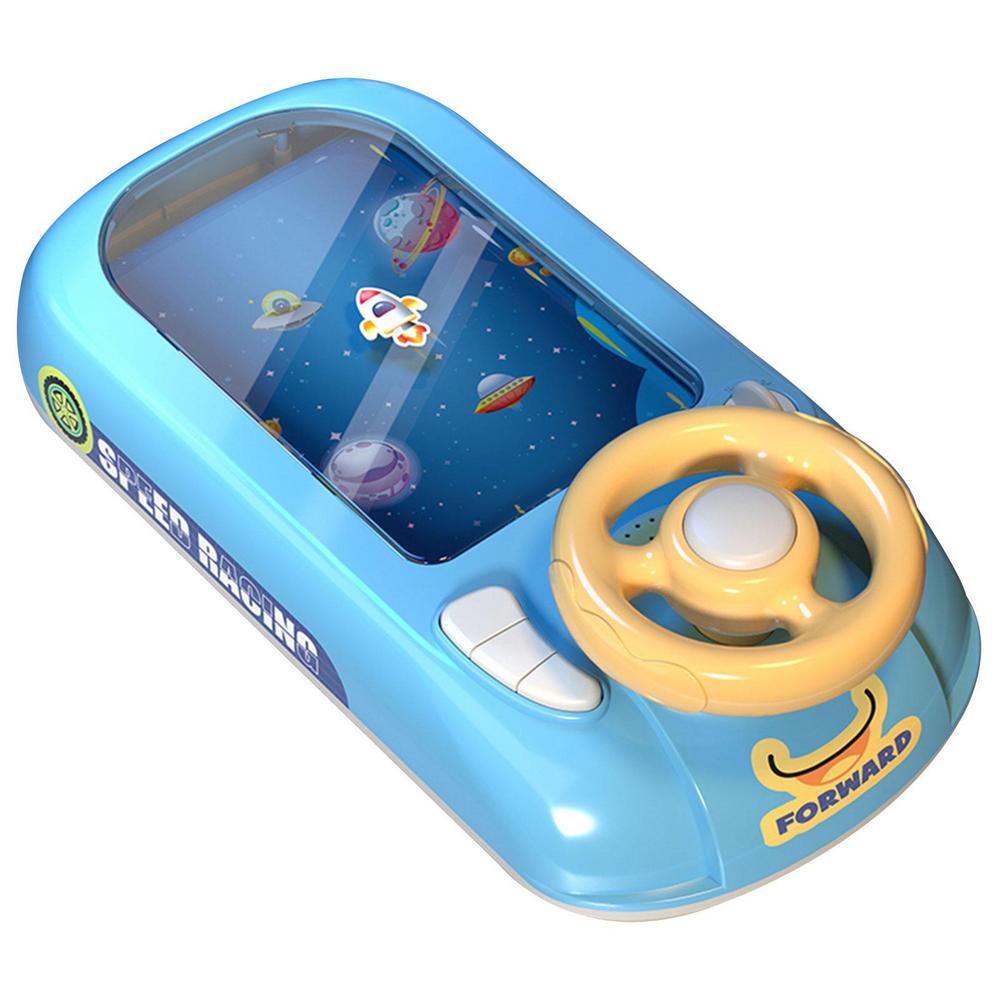 Racing Car Great Adventure Game Steering Wheel Driving Toy Children Simulation Vehicles With Music Sound Christmas Gift