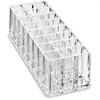 1pc 24 Grid Acrylic Lipstick Storage Box- Transparent Makeup Brush Eyebrow Pencil Lip Gloss Storage Box